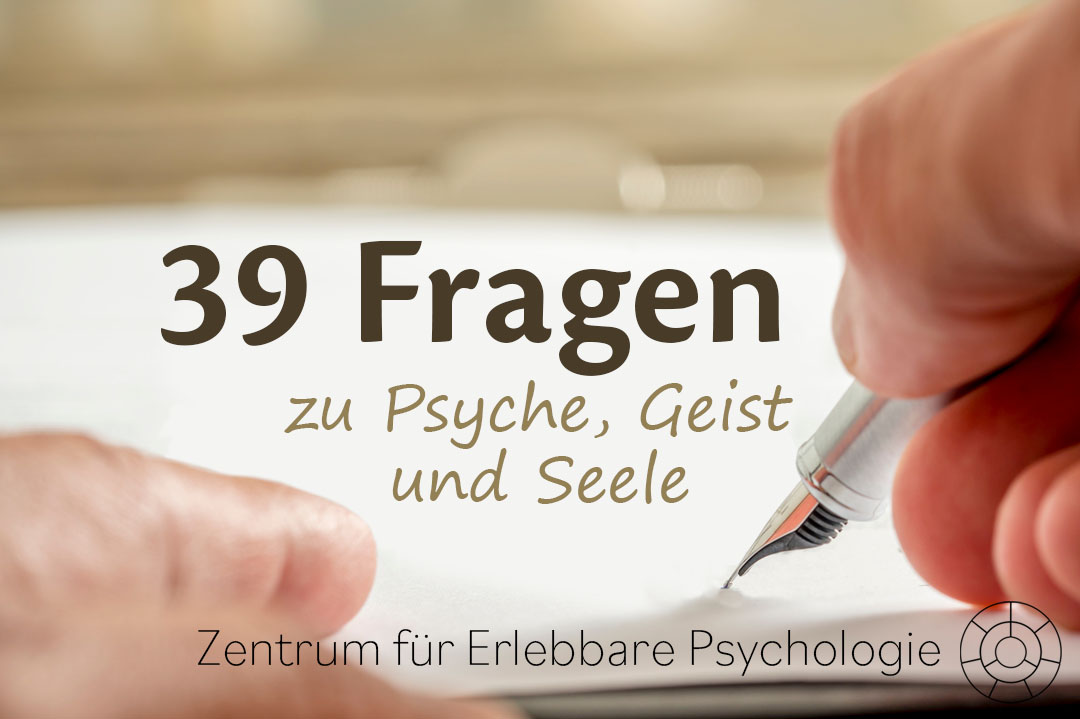 Fragen Erlebbare Psychologie