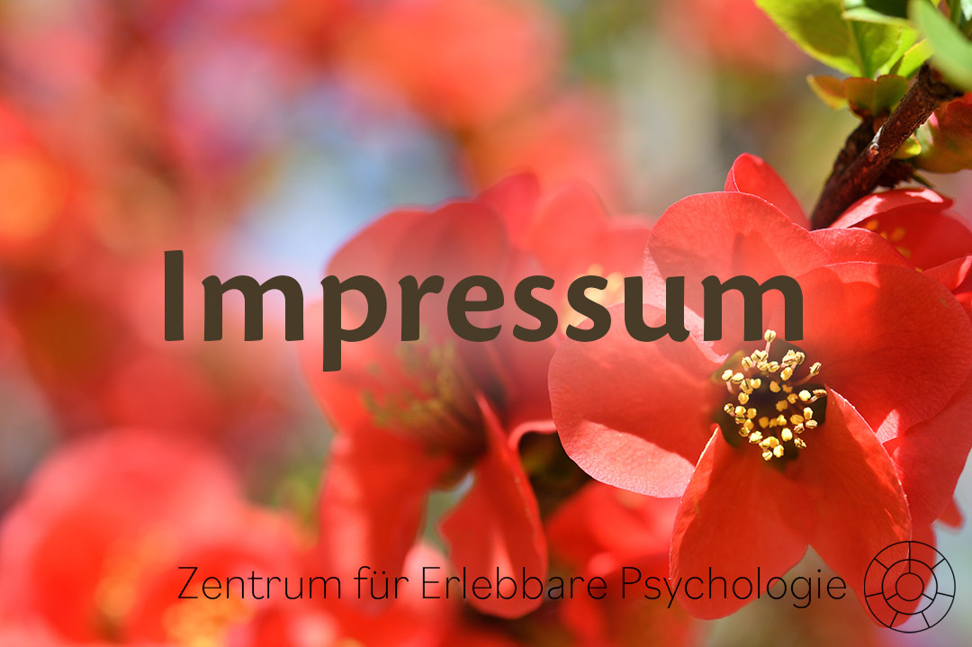 Impressum Erlebbare Psychologie